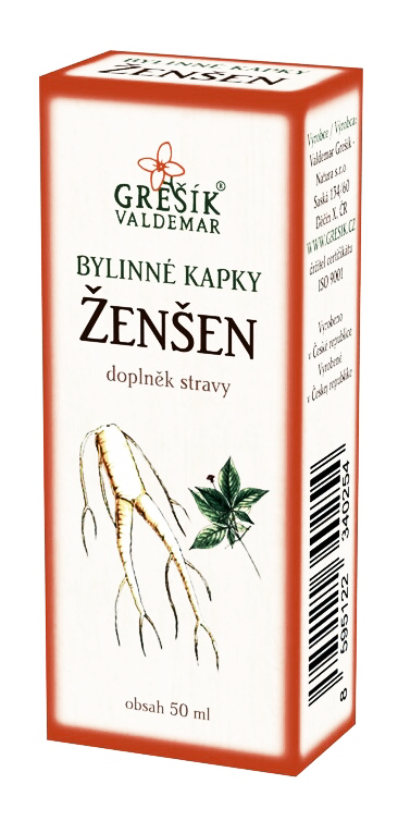 Grešík Ženšenové kapky