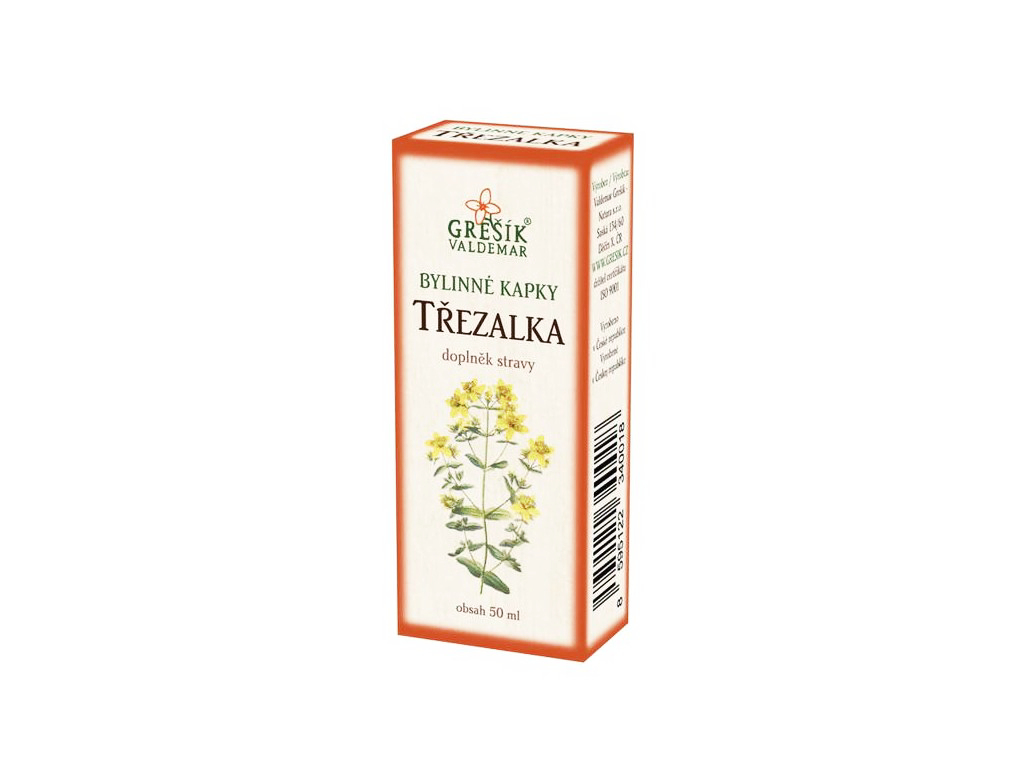 Grešík kapky Třezalka 