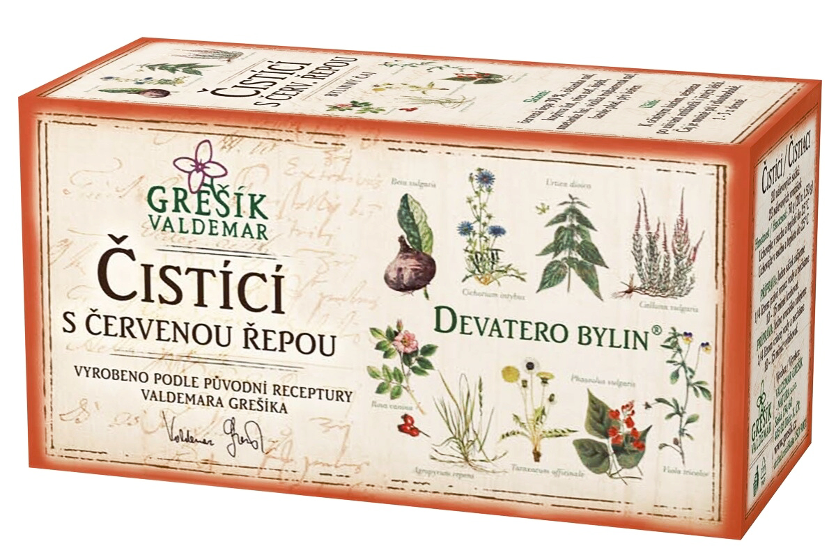 Grešík čistící čaj s červenou řepou