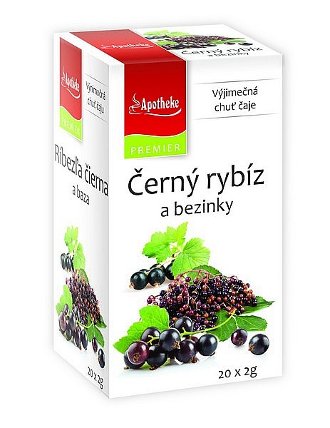 Apotheke Černý rybíz bezinky 20x2g